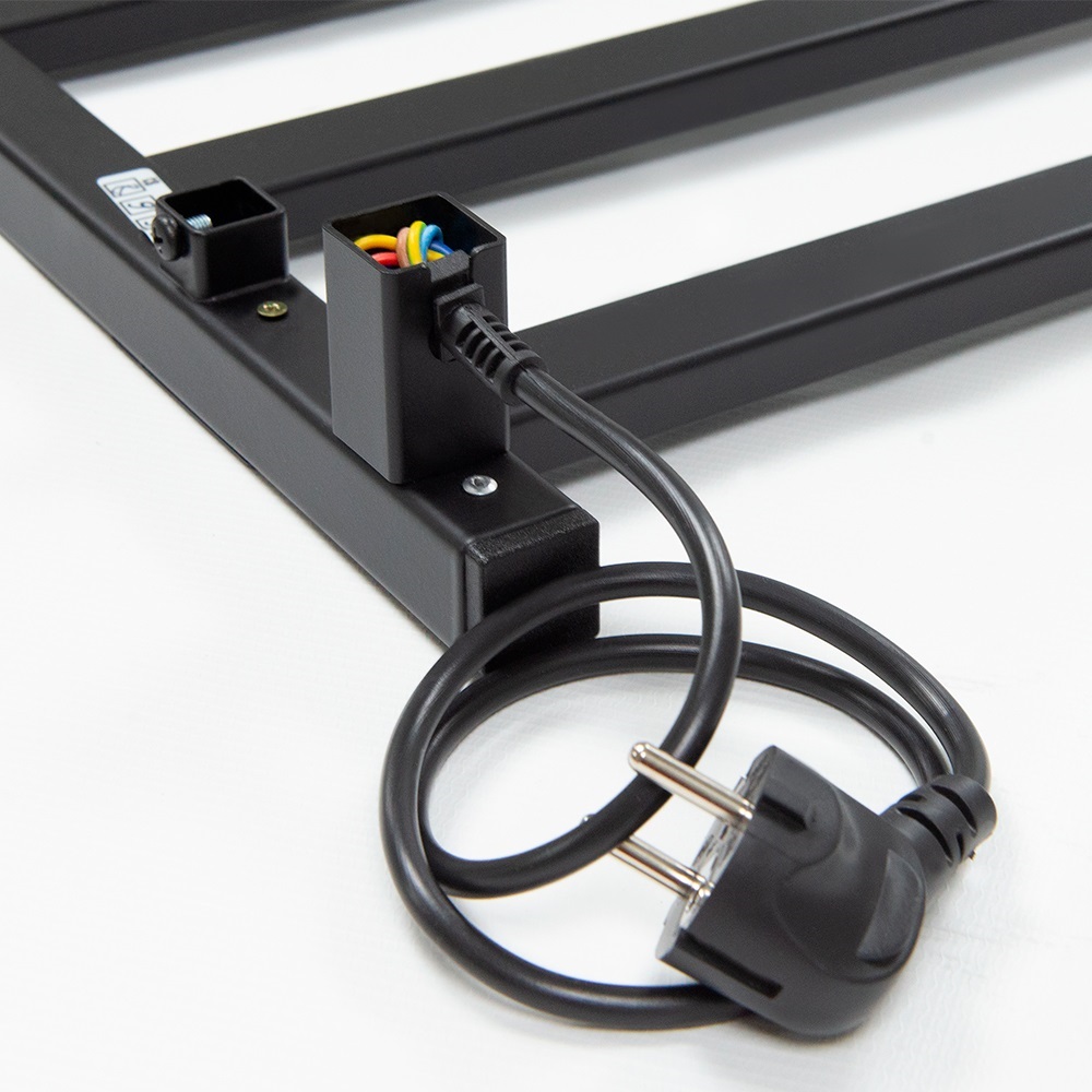 Полотенцесушитель Аспект Пэк сп 1 80х50 черный ВГП